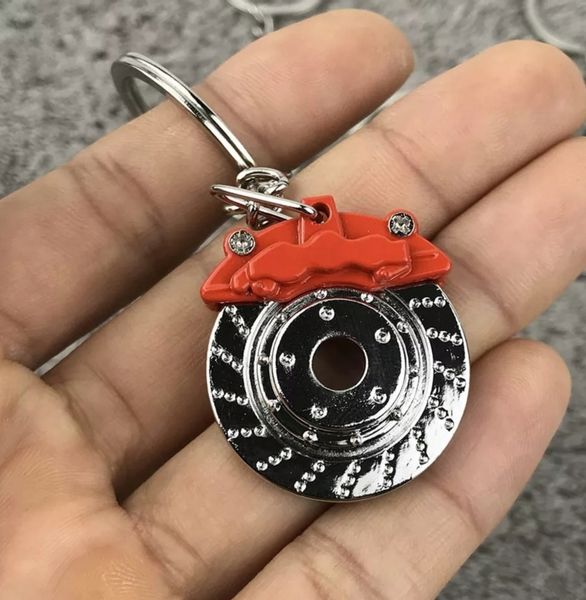 Breloczek Tarcza Hamulcowa Pomarańczowa Zacisk Hebel Auto Gadżet TUNING JDM zdjęcie 2