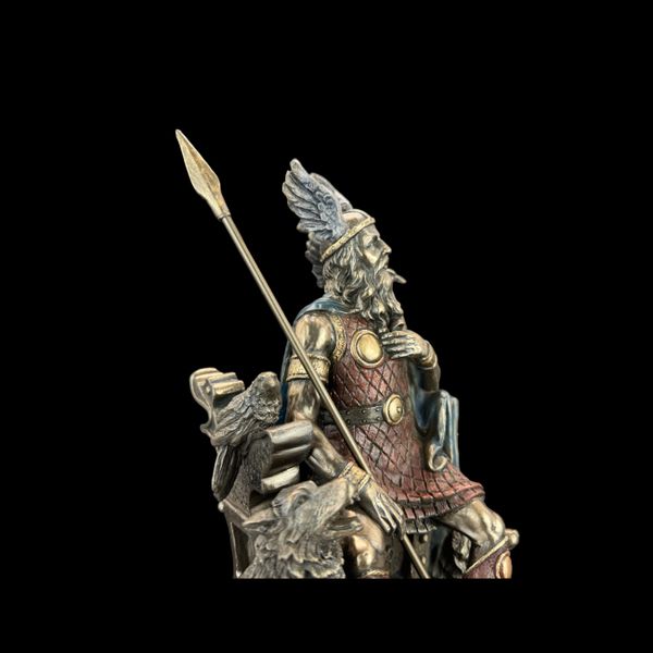 NORDYCKI BÓG ODYN SIEDZĄCY VERONESE (WU69116A4 zdjęcie 11