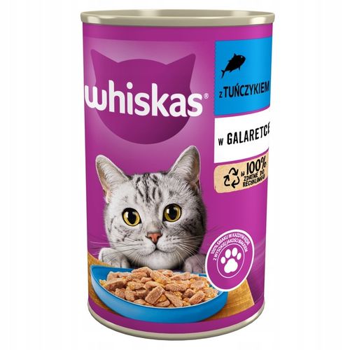 Whiskas Mix Smaków Mokra Karma Dla Kota Adult 24x400g Puszki Whiskas 9,6kg na Arena.pl