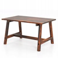 Stół Costway drewno prostokątny 90 x 55 x 50 cm