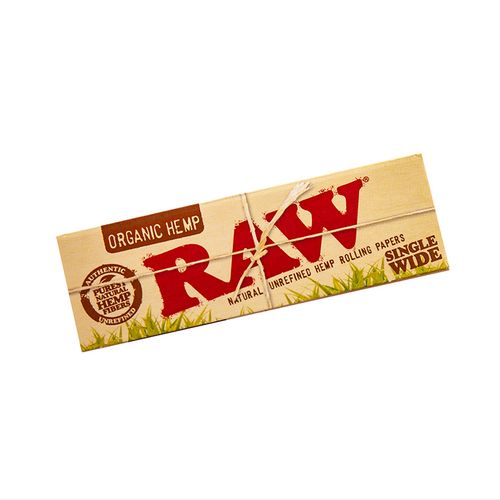 Bibułki RAW Organic Single Wide na Arena.pl