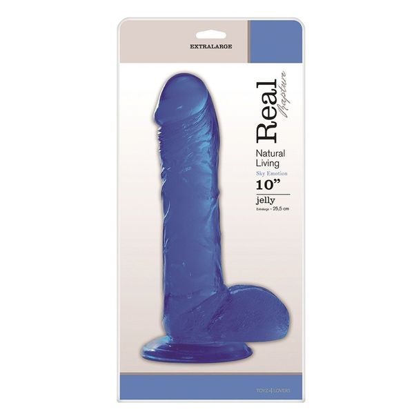 Realistyczny Fantom Penisa Dildo Real Rapture 10" zdjęcie 2