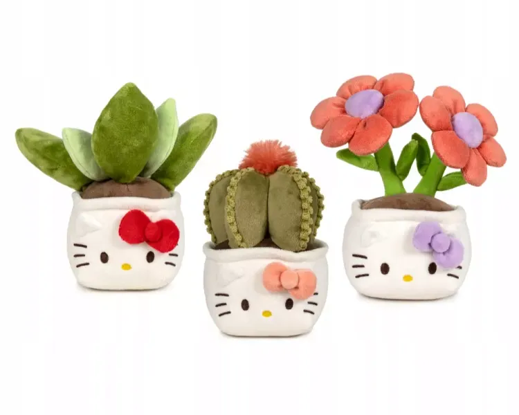 Hello Kitty - plusz Doniczka kaktus 20cm zdjęcie 2
