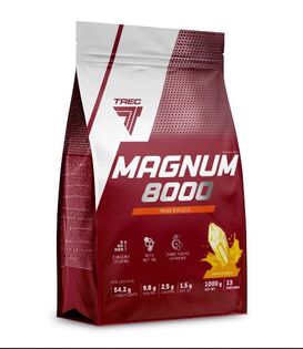 TREC Magnum 8000 1000g MEGA MASA  - caramel wanilia