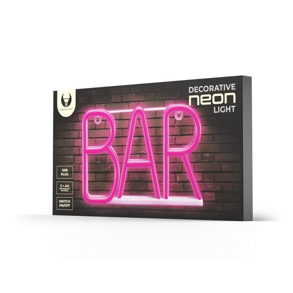 Neon LED BAR róż Bat + USB FLNE24 Forever Light zdjęcie 9