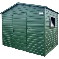 Schowek Domek ogrodowy 3x2m drzwi zielony dach dwuspadowy NB387