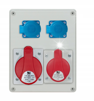 ROZDZIELNIA BUDOWLANA R-BOX 240 1x32A/5P 1x16A/5P 2x250V PAWBOL B.1098