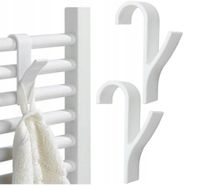 2x WIESZAK HACZYK NA GRZEJNIK KALORYFER ŁAZIENKOWY