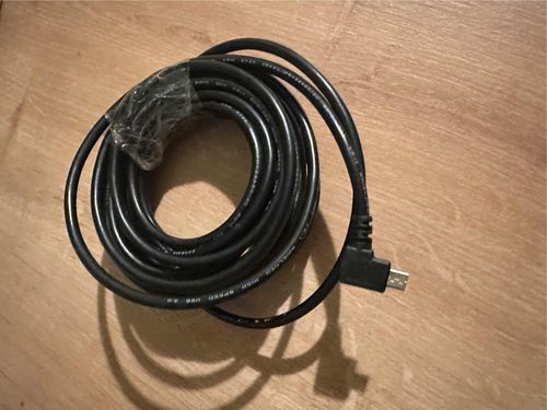 Kabel przewód USB microUSB 3m kątowy 90 stopni długi przesył danych na Arena.pl