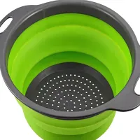 Druszlak składany silikonowy sitko cedzak ociekacz silikonowy kuchenny