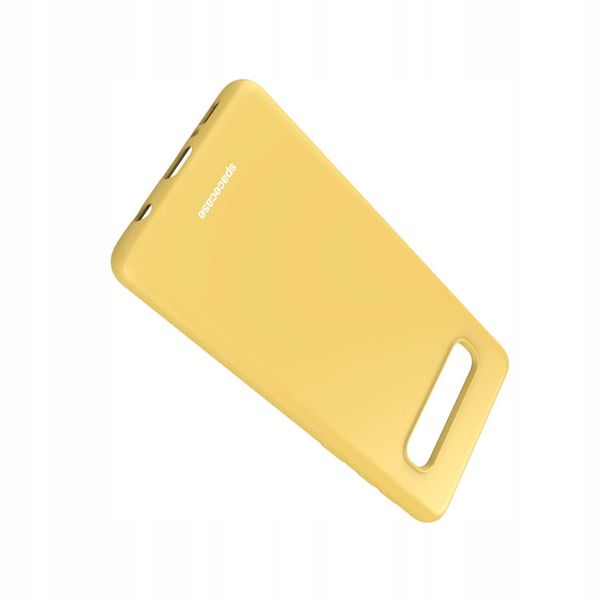 Spacecase Silicone Case Galaxy S10 Yellow zdjęcie 8