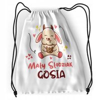 Plecak Sportowy Szkolny Dla Gosi Córki Dziecka Z Nadrukiem Ze Zdjęciem