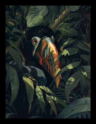 Plakat 15x20cm Skryty Tukan na Arena.pl