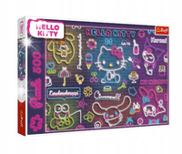 PUZZLE 500 NEON HELLO KITTY 37523