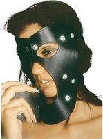 Maska Z Dopinanymi Klapkami Na Oczy I Usta Leder 8010