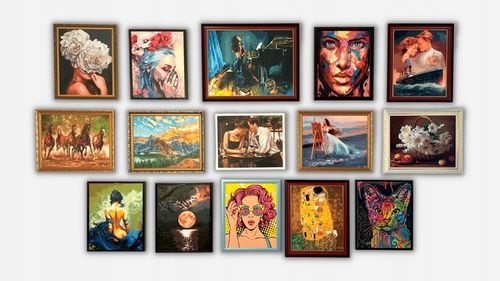 Malowanie po numerach iPicasso 30x40 cm na ramie na Arena.pl