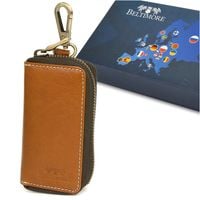 Etui Na Klucze Premium Skórzane Kluczówka Beltimore Tan P87
