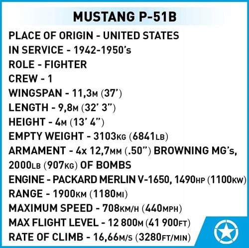 Historical Collection Mustang P-51B na Arena.pl
