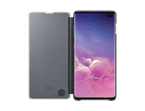 Etui Clear View Cover S10+ czarne na Arena.pl