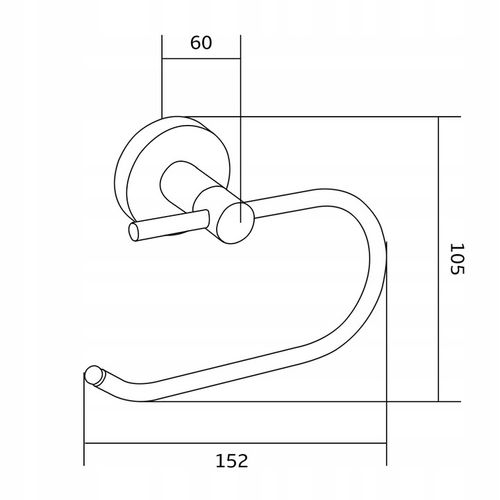 MEXEN REMO UCHWYT NA PAPIER TOALETOWY CHROM na Arena.pl