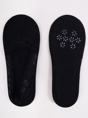 Skarpety stopki damskie niskie koronkowe z ABS czarne 3PAK 36-41 YOCLUB na Arena.pl