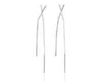 Kolczyki wiszące z kryształkami sztyft