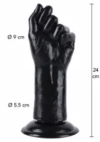 hidden desire extreme fist fucker 24 cm czarny anatomiczny model xxl