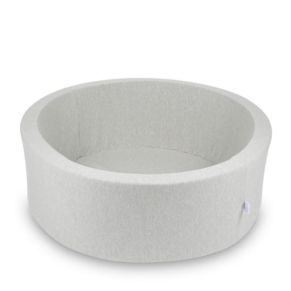 Suchy basen 90x30cm jasnoszary bez piłek zdjęcie 1