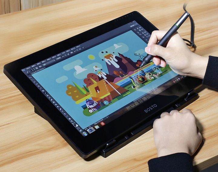 Tablet graficzny BOSTO 16HD 15.6'' LCD z piórem zdjęcie 5