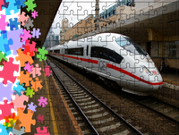 Puzzle tradycyjne Pociągi - Train