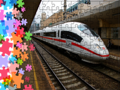 Puzzle tradycyjne Pociągi - Train