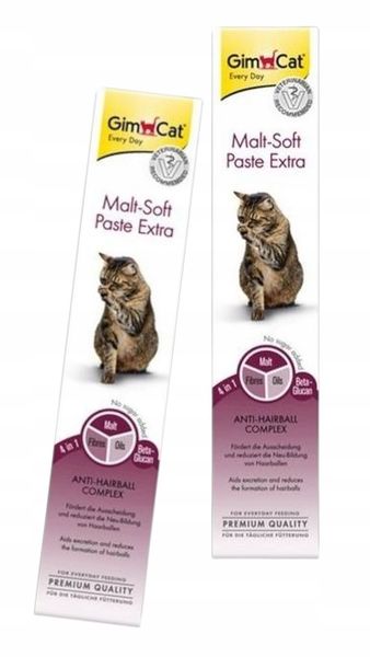 Gim Cat MaltSoft Extra Pasta odkłaczająca kot 200g zdjęcie 1