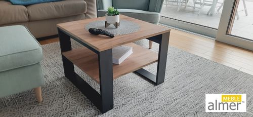 Ława Stolik K6 w stylu loft 60x60x45 na Arena.pl