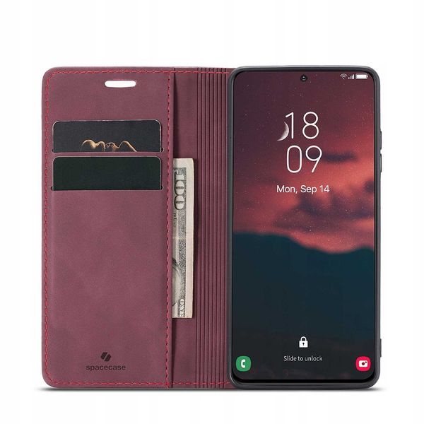 Spacecase Wallet Galaxy S23+ Red zdjęcie 14