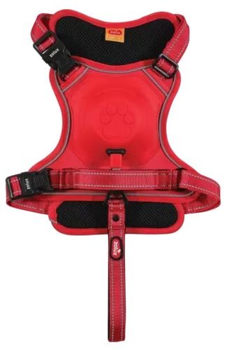 Szelki dla psa z wbudowaną smyczą automatyczną Zolux Easyride XL czerwone na Arena.pl