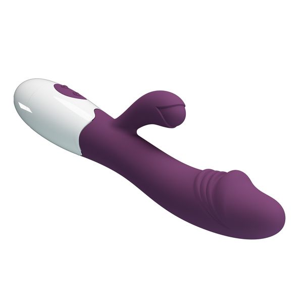 Pretty Love Snappy Purple – Wibrator Silikonowy Z Stymulatorem Łechtaczki zdjęcie 6