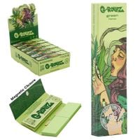 bibułki g-rollz king size mushroom lady +tips organic green