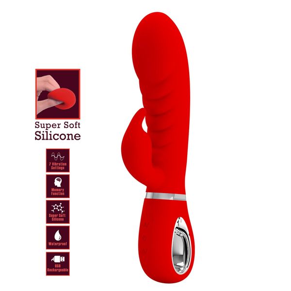 Pretty Love - Prescott Red 7 Function Vibrations zdjęcie 2