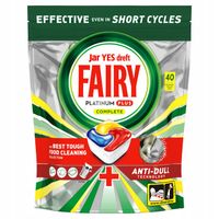 Fairy Platinum plus Kapsułki do zmywarki Lemon 40szt.