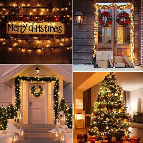 LAMPKI CHOINKOWE 500 LED ZEW/WEW BIAŁE CIEPŁE Oświetlenie Świąteczne na Arena.pl