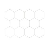 LAMPA LED HEXAGON 368W 6500K 150 STOPNI