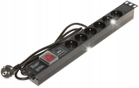 Listwa zasilająca 6 gniazd PD-6/R-SPD-1L