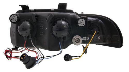 Reflektory lampy przednie Audi A4 B5 black na Arena.pl