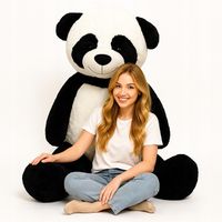 DUŻY MIŚ PLUSZOWY PANDA 220cm MASKOTKA GIGANT
