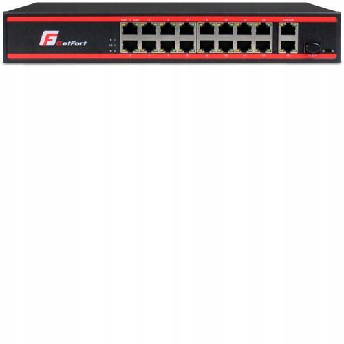 Switch PoE Getfort 16FE+2GE+1SFP 200W na Arena.pl