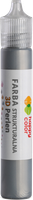 farba strukturalna 3d perlen happy color - srebrna