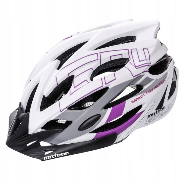 KASK ROWEROWY REGULOWANY METEOR GRUVER L 58-61cm siatka otwory wentylacyjne zdjęcie 2