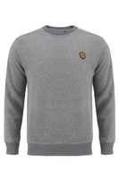 Sweter ze skórką Arsen szary Rozmiar - M