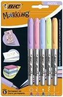Marker permanentny wielokolorowy BIC 5 szt.