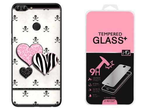 HUAWEI P SMART | Etui smartfon CASE + Szkło na Arena.pl